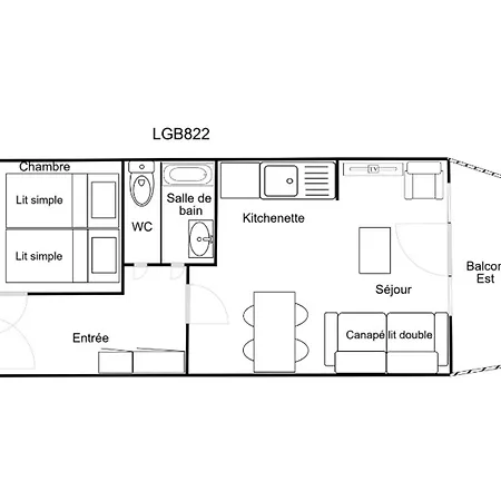 Appartement Confortable 2 Pièces, Skis Aux Pieds, 4 Pers., Proche Commerces - Fr-1-182a-6 *