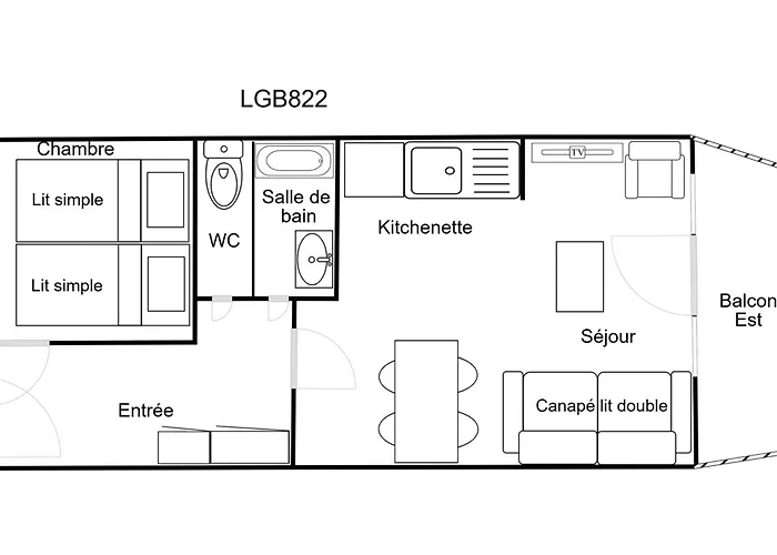 Confortable 2 Pieces Skis Aux Pieds Pres Des Commerces - Fr-1-182a-6
